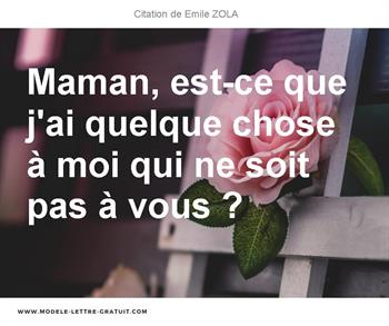 Citations Emile ZOLA