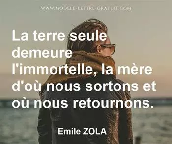 Citation de Emile ZOLA