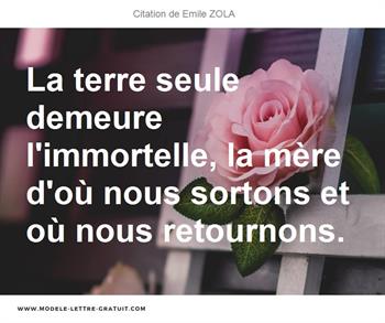 Citations Emile ZOLA