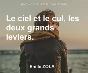 Citation de Emile ZOLA