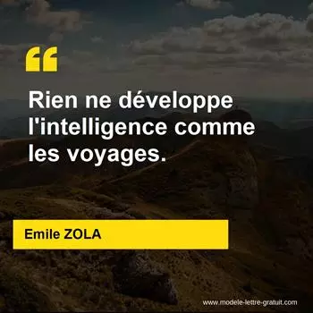 Citation Emile ZOLA
