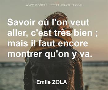 Citation de Emile ZOLA