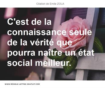 Citations Emile ZOLA