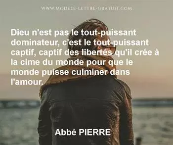 Citation de Abbé PIERRE