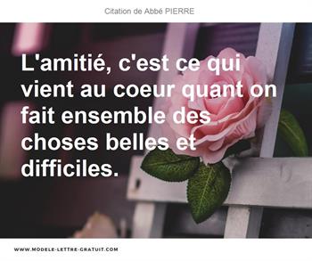 Citations Abbé PIERRE