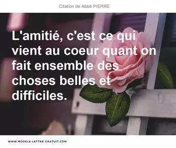 Citations Abbé PIERRE