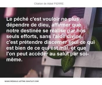 Citations Abbé PIERRE