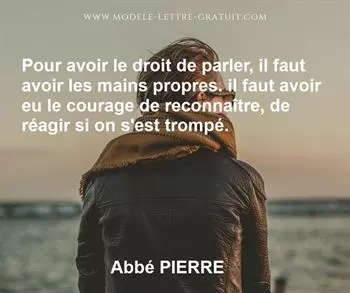 Citation de Abbé PIERRE