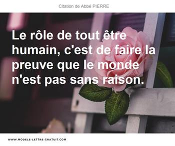Citations Abbé PIERRE