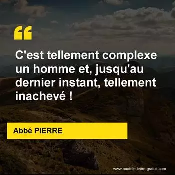Citation Abbé PIERRE