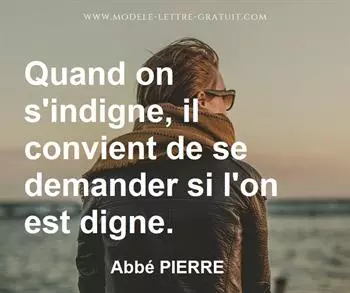 Citation de Abbé PIERRE