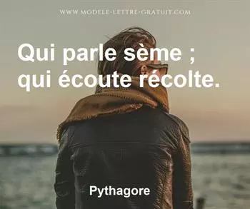 Citation de Pythagore