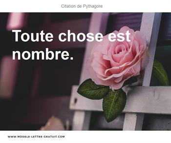 Citations Pythagore