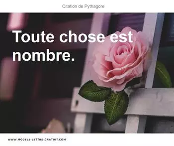 Citations Pythagore