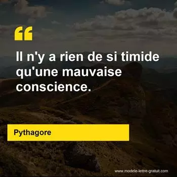 Citation Pythagore