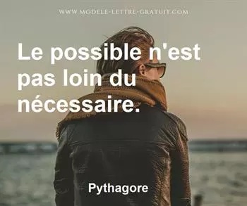 Citation de Pythagore