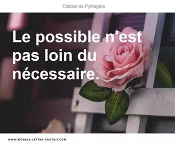 Citations Pythagore