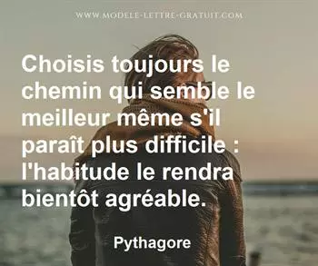 Citation de Pythagore