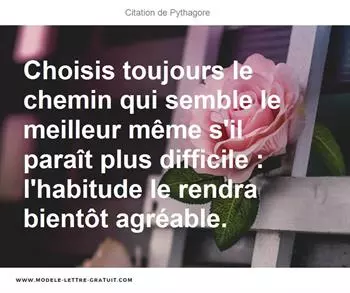 Citations Pythagore