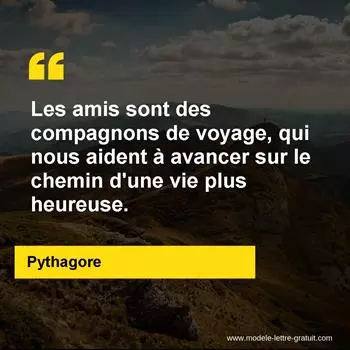 Citation Pythagore