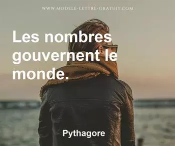 Citation de Pythagore