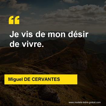 Citations Miguel DE CERVANTES