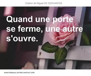 Citations Miguel DE CERVANTES