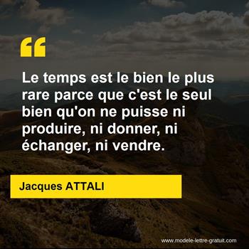 Citation de Jacques ATTALI