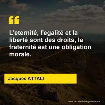 Citation Jacques ATTALI