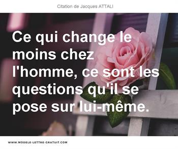 Citations Jacques ATTALI