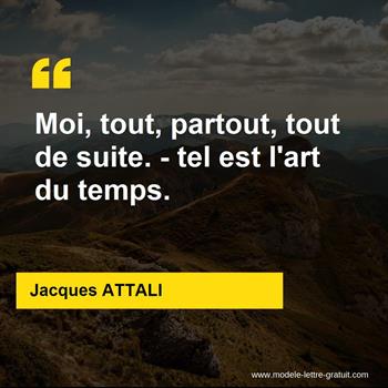 Citation de Jacques ATTALI