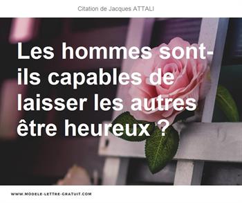 Citations Jacques ATTALI