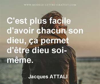 Citation de Jacques ATTALI