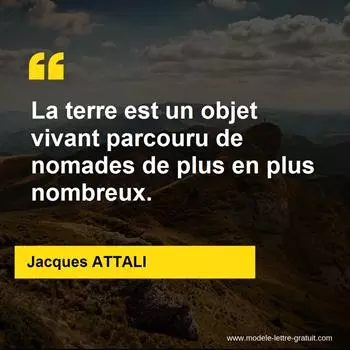 Citation Jacques ATTALI