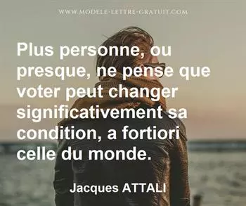 Citation de Jacques ATTALI