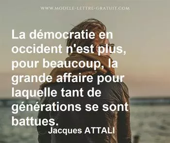Citation de Jacques ATTALI