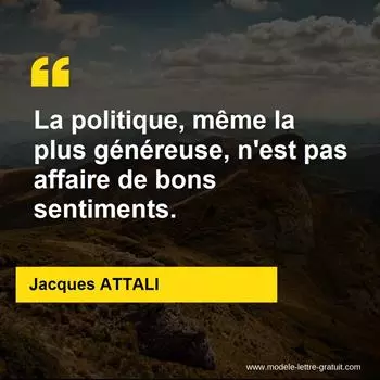 Citation Jacques ATTALI