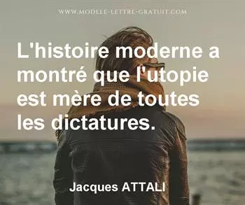 Citation de Jacques ATTALI