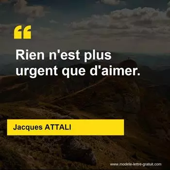 Citation Jacques ATTALI