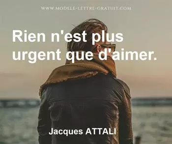 Citation de Jacques ATTALI