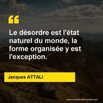Citation Jacques ATTALI