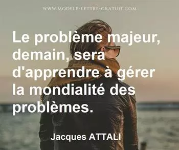 Citation de Jacques ATTALI