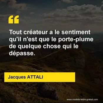 Citation Jacques ATTALI