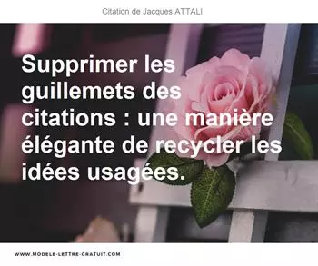 Citations Jacques ATTALI