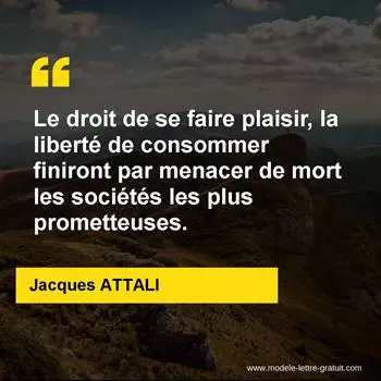 Citation Jacques ATTALI