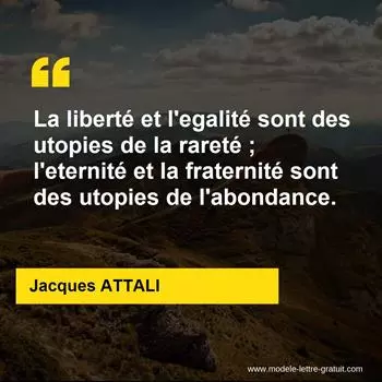 Citation Jacques ATTALI