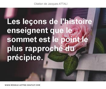 Citations Jacques ATTALI