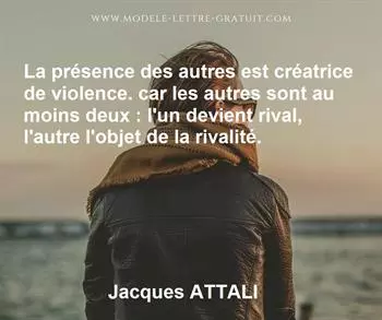 Citation de Jacques ATTALI