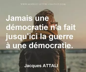 Citation de Jacques ATTALI