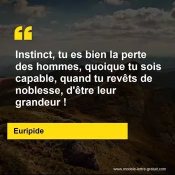 Citation Euripide